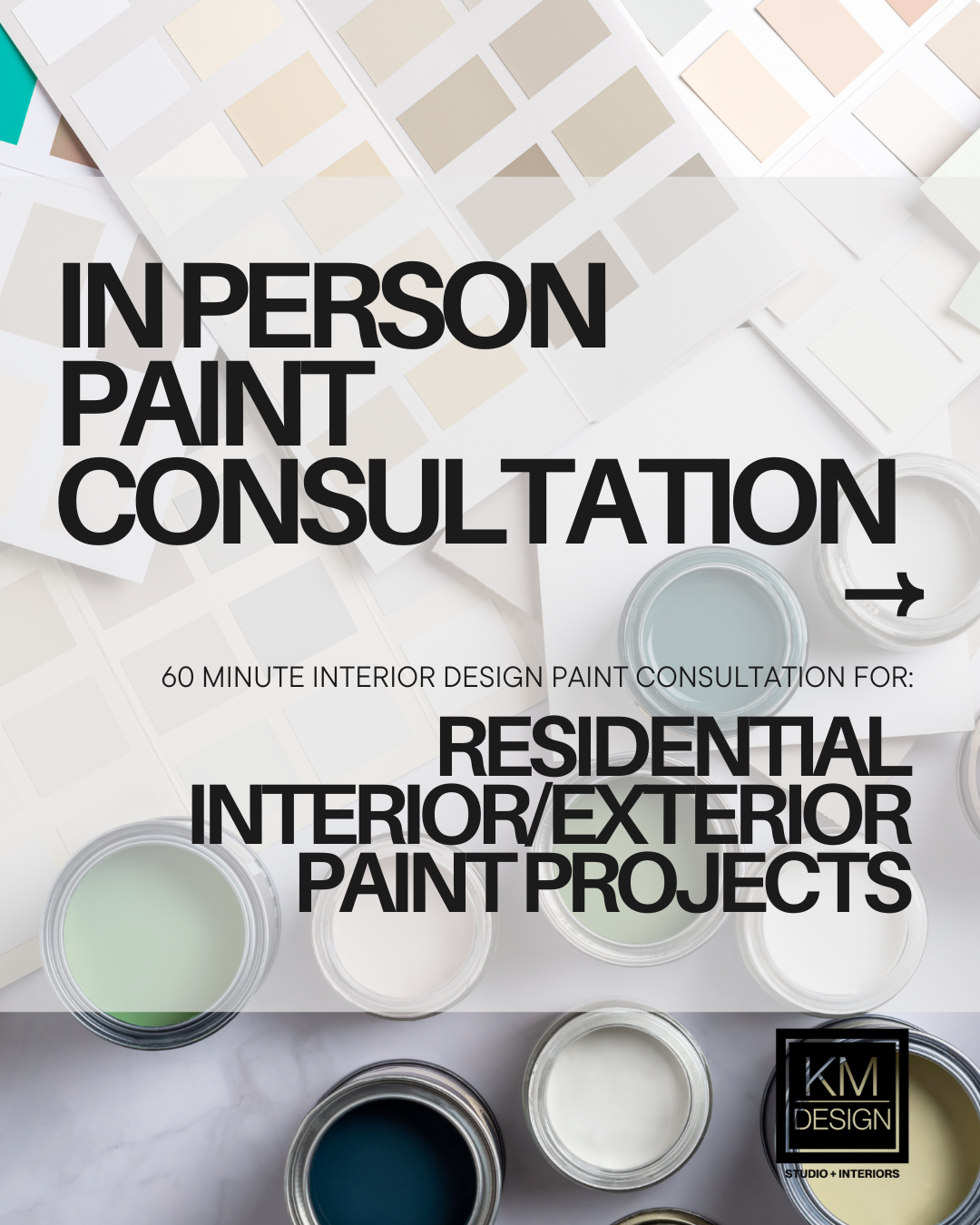 In Person Paint Consultation- For Paint Color Ideas, Interior Paint, Exterior Paint, Renovations, and Remodels- E-Design